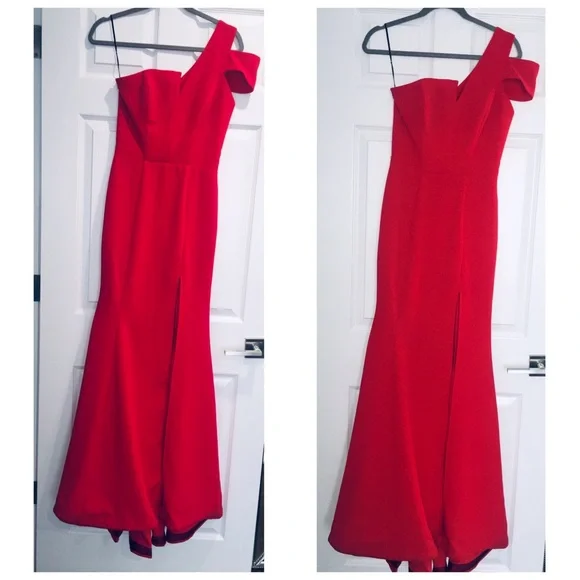 Nicole Bakti Red Dress - Picture 2 of 4